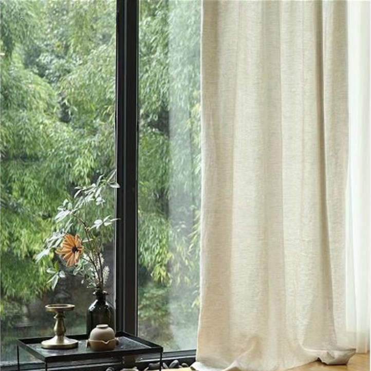 사라하우스 린넨가리개 커튼