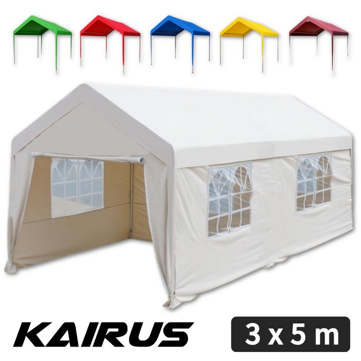 카이루스 야외 방수 천막 간이 조립식 캐노피 천막 파고라 주차장 KS2515