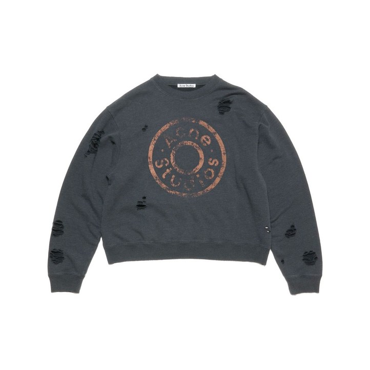 아크네 스튜디오 로고 프린트 스웨트셔츠