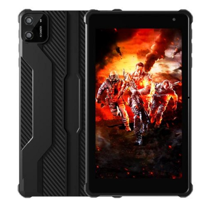 PRITOM 태블릿 7인치 안드로이드 14 태블릿 8GB RAM35GB 확장 64GB ROM A523 옥타 코어 프로세서 5G WiFiWiFi6 듀얼 카메라 블랙