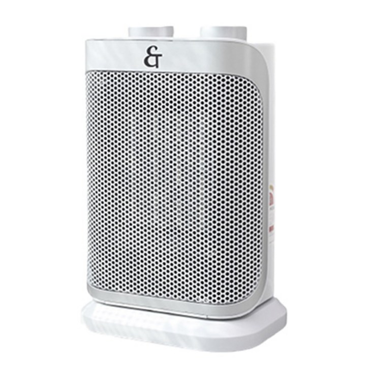 따스미 PCT 미니 온풍기 저소음 전기난로, 화이트