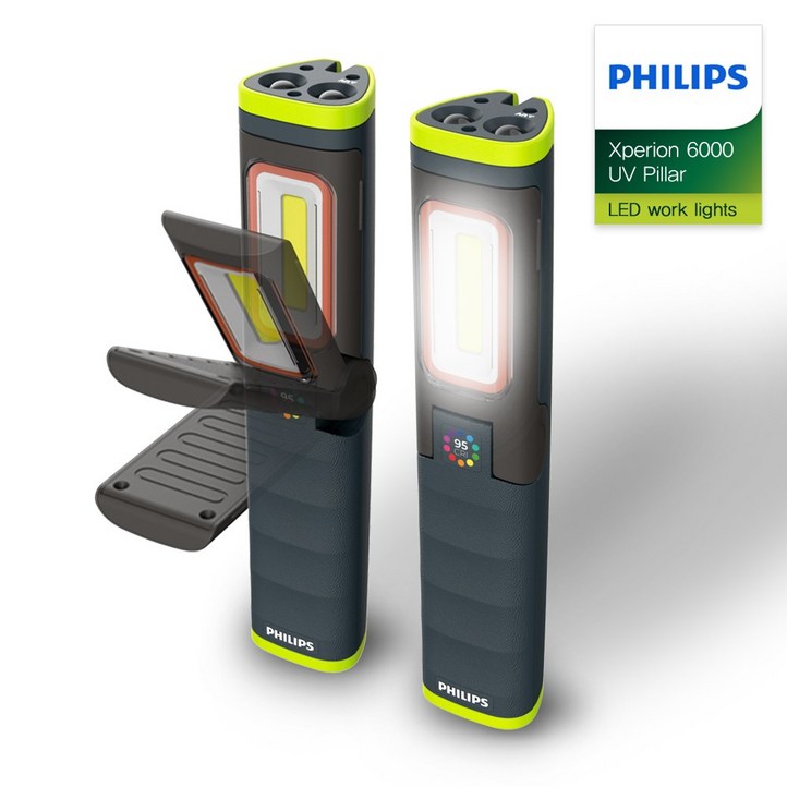 필립스 공식판매점 프로페셔널 엑스페리온 6000 시리즈 LED 작업등 캠핑랜턴 X60 UV Pillar, 1개 필립스 공식판매점 프로페셔널 엑스페리온 6000 시리즈 LED 작업등 캠핑랜턴 X60 UV Pillar, 1개