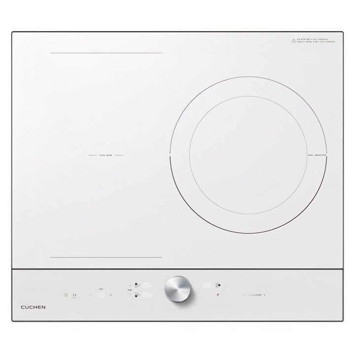 쿠첸 IH FLEX 대화구 올파워 인덕션 3구 화이트 방문설치, CIREW33KD0B1, 빌트인