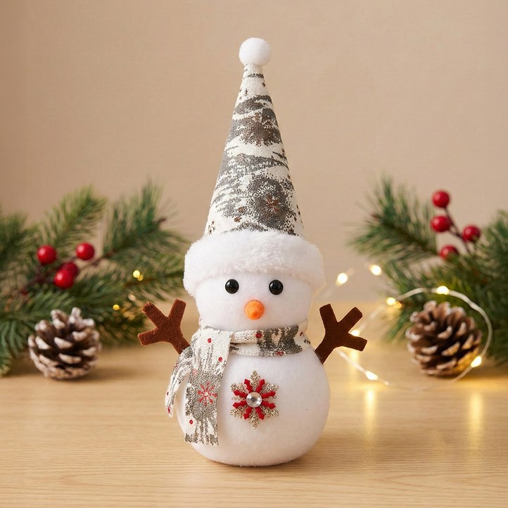 한소픈 크리스마스 미니 눈사람 겨울 인테리어 소품 크리스마스 장식