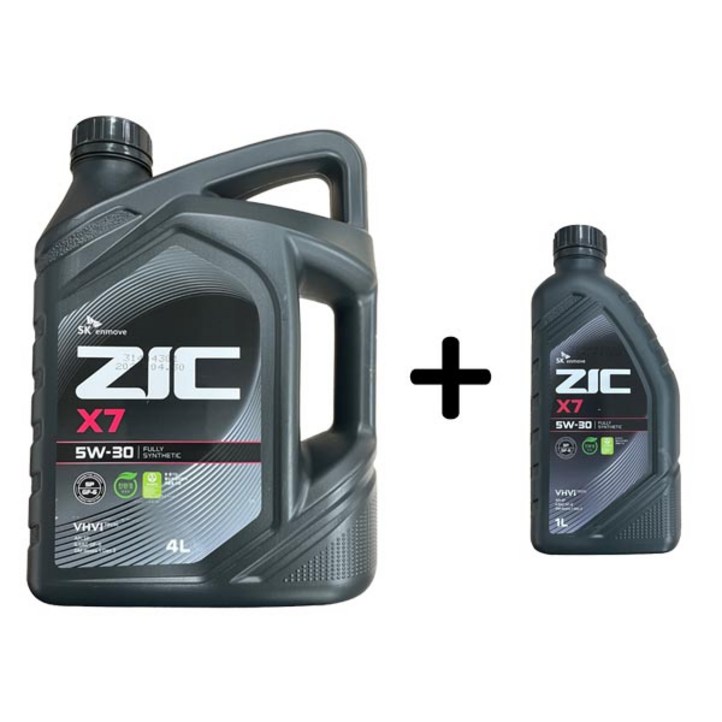 ZIC X7 5W30 SP 4L 1개 1L 가솔린 엔진오일 ZIC X7 5W30 SP 4L 1개 1L 가솔린 엔진오일