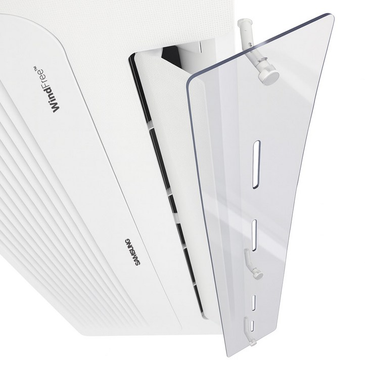 천장형 시스템 에어컨 바람막이 1WAY 2WAY 4WAY 호환 설치 각도조절, 1개, 에어컨바람막이  제작형90cm