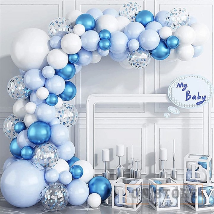 ON디자인 파티장식 풍선세트 블루동화   파티풍선