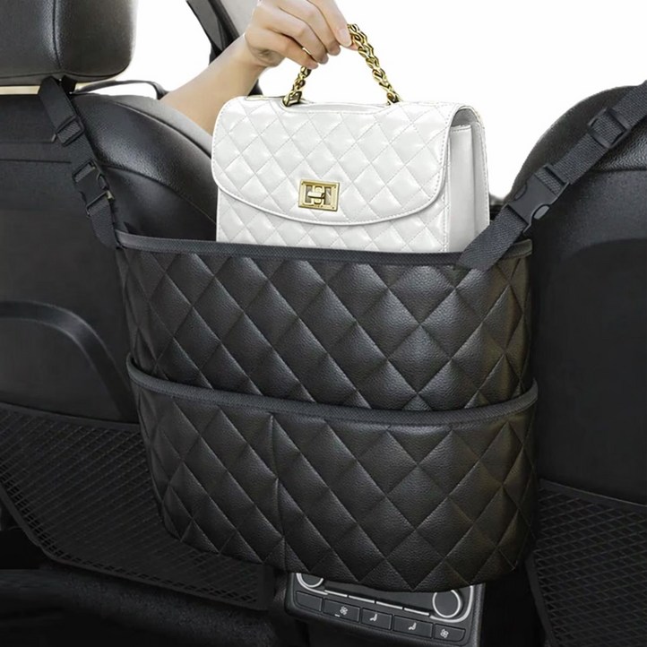 그린맆 고퀄 차량용 센터포켓 수납함, 블랙