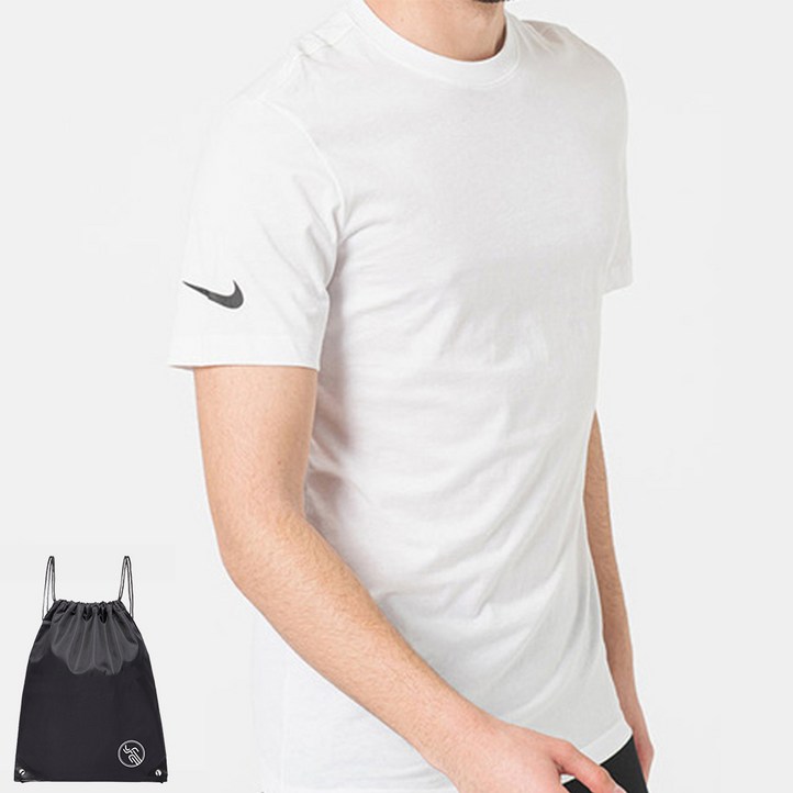 나이키 데일리 심플한 면 라운드 화이트 반팔티 PGN짐쌕가방 지급 나이키 데일리 심플한 면 라운드 화이트 반팔티 PGN짐쌕가방 지급