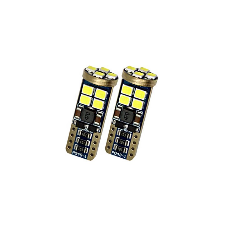 합법 차량용 LED번호판등 12V T10 5W LG / W5W (정기검사가능)