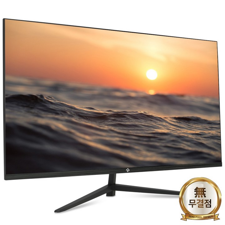 래안텍 본사 EdgeArt F3275KB 무결점 FHD 블랙 32형 베젤리스 75Hz 사무용 모니터, 80cm, EdgeArt F3275KB무결점