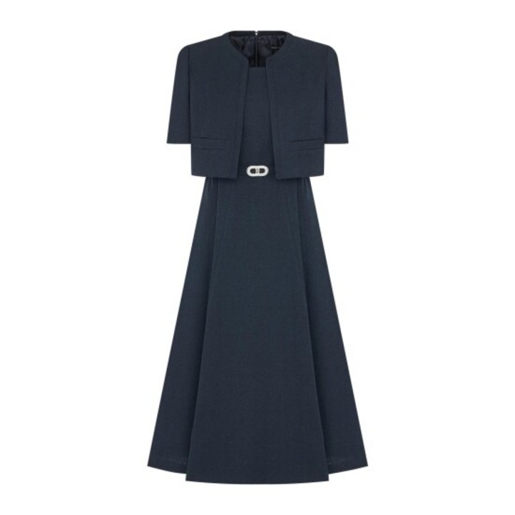 E686 벨트포인트 반소매 원피스 EWOPOF1600 1430649