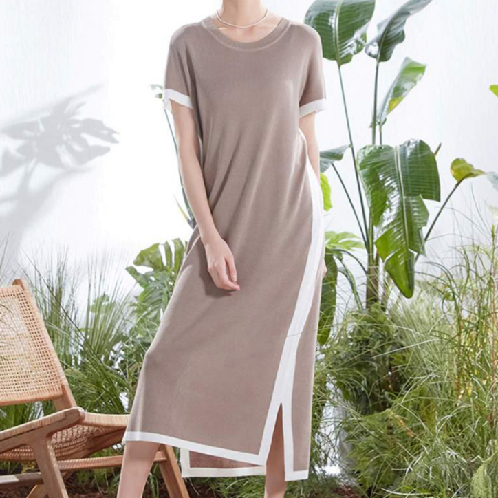 막스 막스스튜디오  여성 니트 원피스 모카