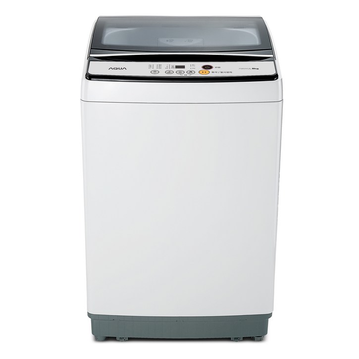 하이얼 아쿠아 전기세탁기 8kg 방문설치, A80XQL(라이트 그레이), 라이트 그레이 9