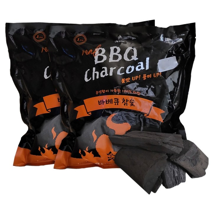 숯모아 바베큐 참숯 개별포장
