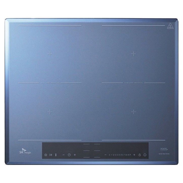 SK매직 올파워 전기레인지 4구 사하라블루 방문설치