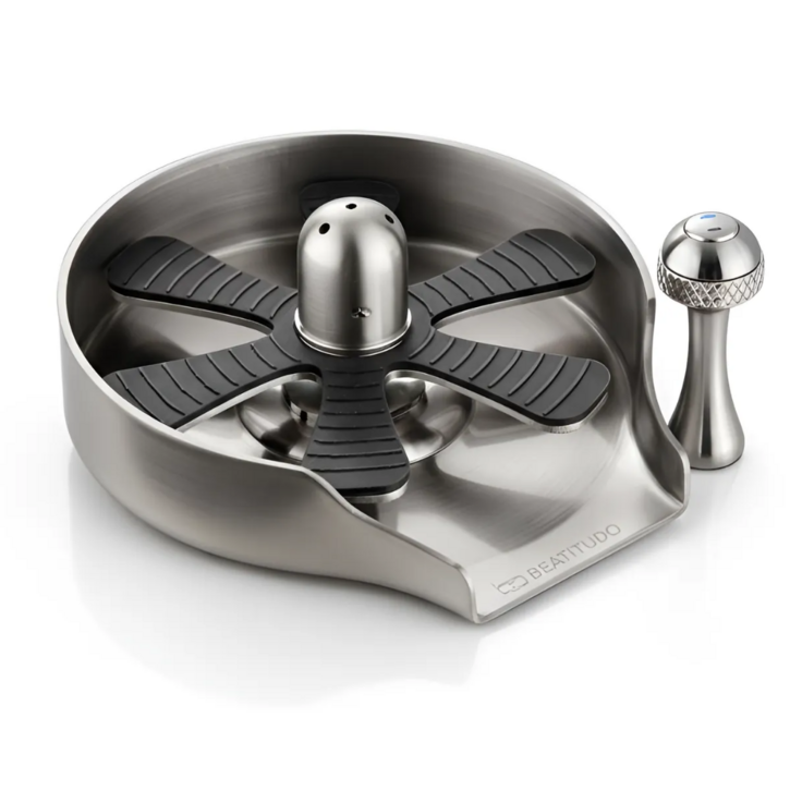 베아티투도 아쿠아 스톰 프리미엄 컵 세척기  드릴커터 35mm 세트, 스테인리스 실버, 1세트