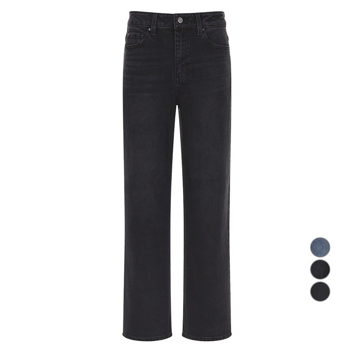 게스 여성용 기모 와이드 팬츠 YO4D0195