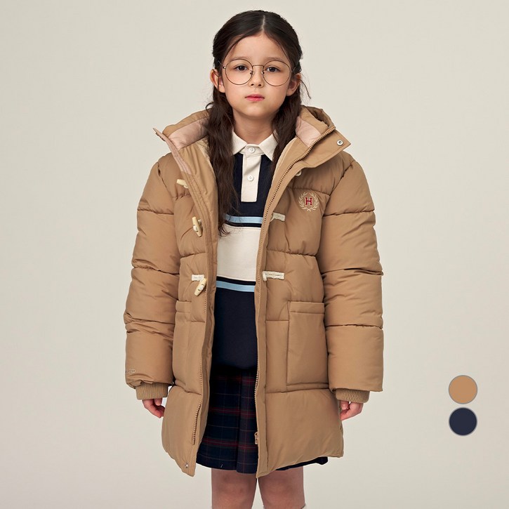 하버드키즈 아동용 클래식 토글 단추 푸퍼 패딩 HJCCJPE44222
