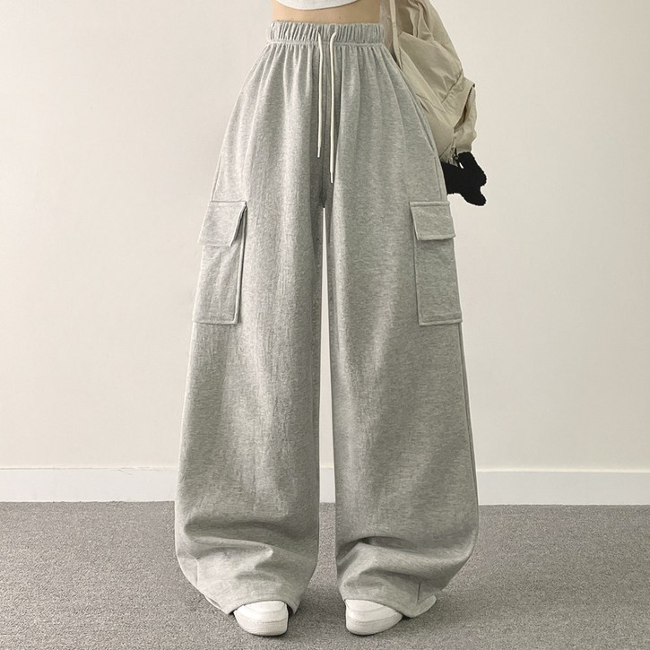 위드후이린 카고 트레이닝 밴딩 팬츠