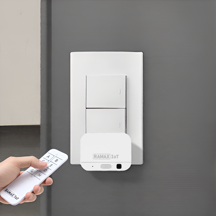 라맥스 리모컨 미니 스위치 누워서불끄기 무선 IR리모컨 포함 RSA-021R, 1개