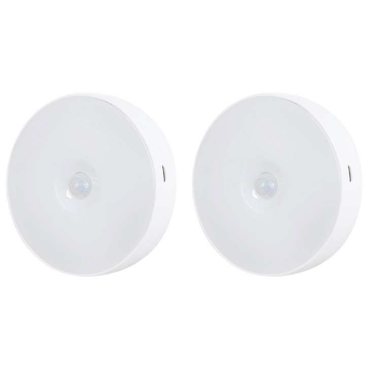 투데이리빙 11 원형 led 센서등 현관 무선 충전식 동작 감지 부착 조명 붙이는 접착식 센서 라이트 부착형 베란다등 복도등