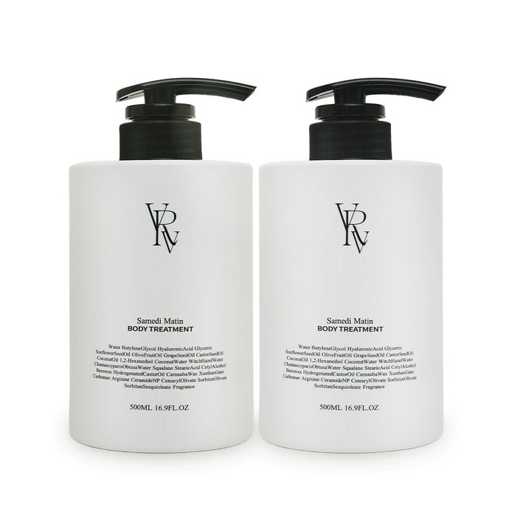 베르뷔 인샤워 바디 트리트먼트 로션 500ml 2개, 1세트, 2개, 500ml