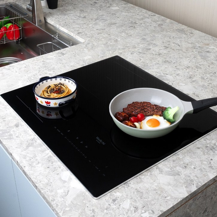 [전국설치] S-48 인덕션 3구 블랙 (타공 560x480)