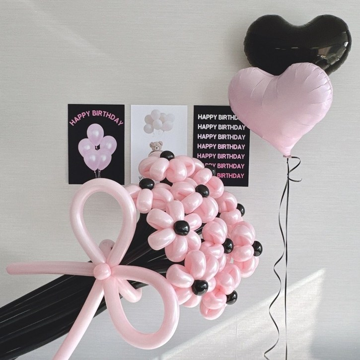 풍선꽃다발 요술 풍선꽃 만들기 세트 DIY 튤립 데이지