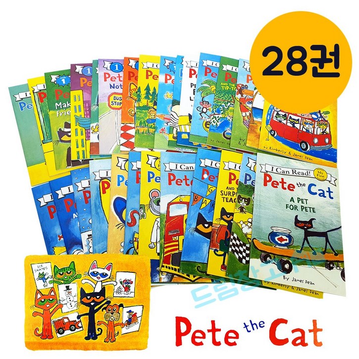 [드림창고]  아이캔리드 피트더캣 28권 세트 개정판 pete the cat 영어원서 음원제공
