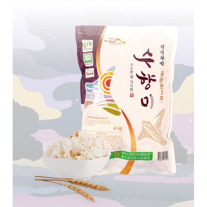 수향미 신동진 당일도정 골드퀸 백미 쌀 햅쌀, 4kg, 1개, 상등급