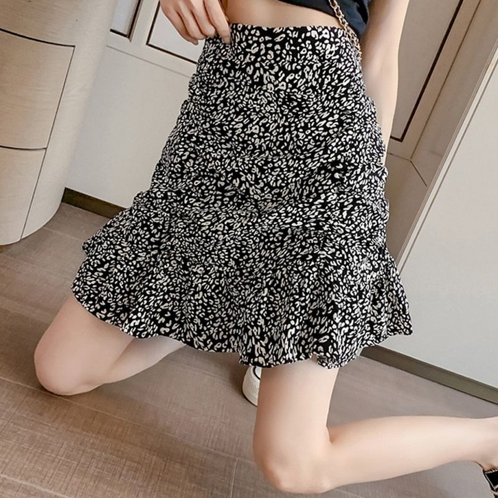 COSYEVNO 머메이드 스커트 미니 스커트 a라인 히업 숏스커트