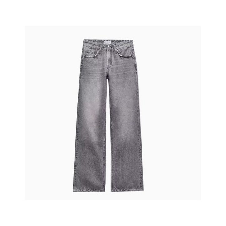 20Y6194 ZARA 여자신상 여름 데님팬츠 캐주얼 와이드핏 바지 6688034