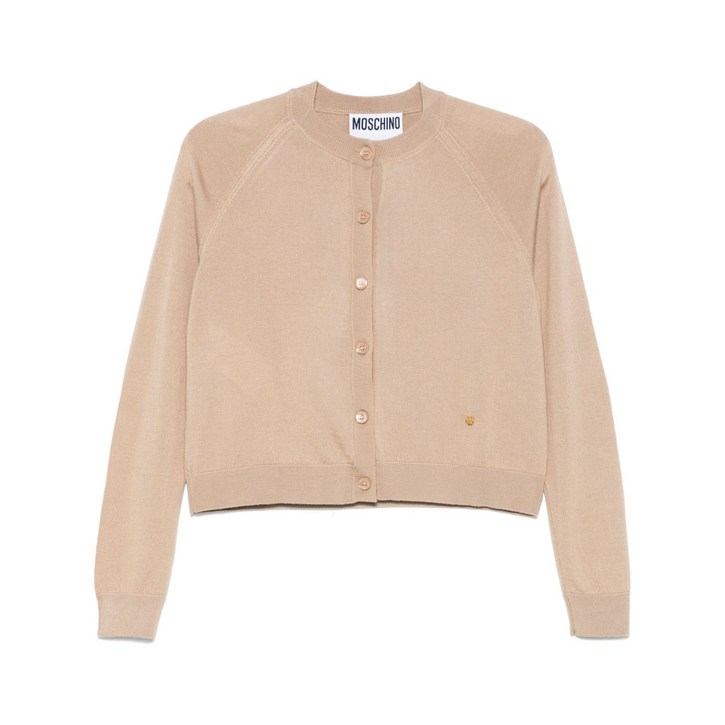 모스키노 크루 넥 가디건