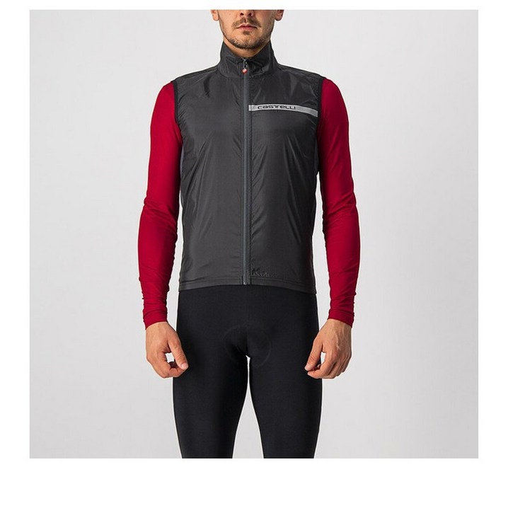 Castelli 스쿼드라 스트레치 베스트, 라이트블랙