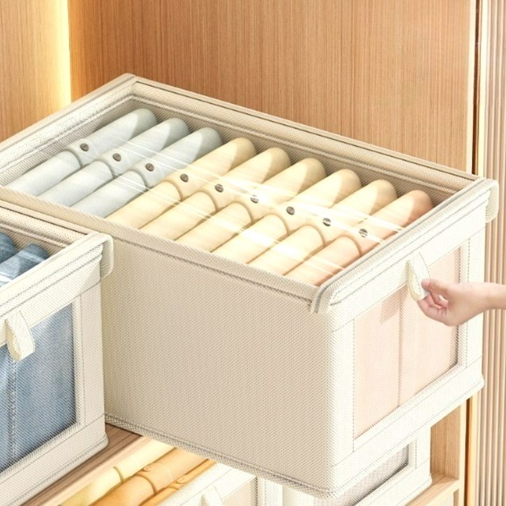 아늑홀릭 먼지 걱정 없는 옷 정리 수납함