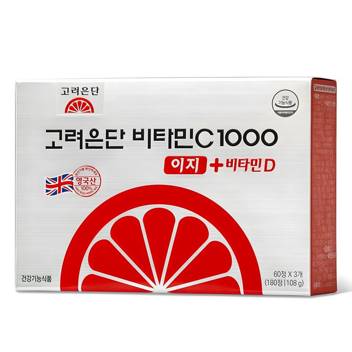 고려은단 비타민C1000 이지  비타민D, 180정, 1개