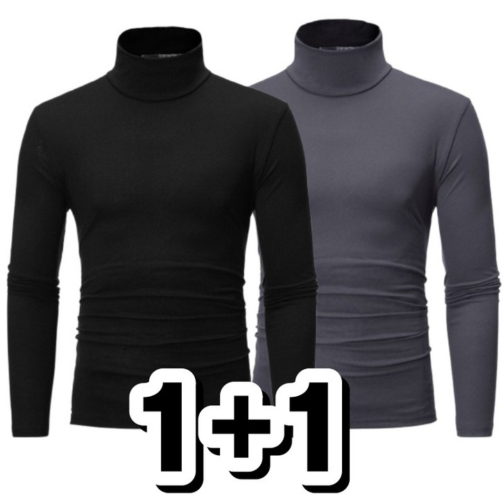 11 포고티 마조 가벼운 긴팔 목티 폴라티