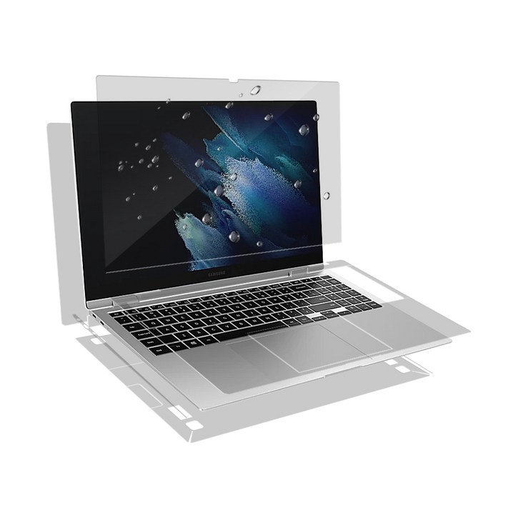 갤럭시북2 프로 360 15인치 올레포빅 액정외부보호필름 2매 NT950QED, 단품