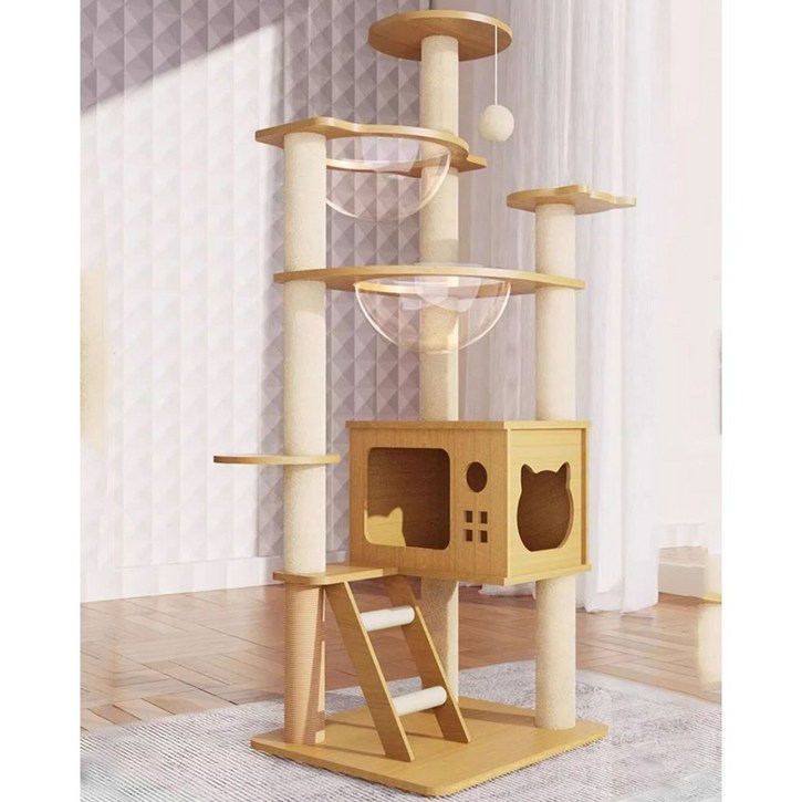 대형고양이가구 별장 장난감 7단 캣타워 7단 고급 빌라