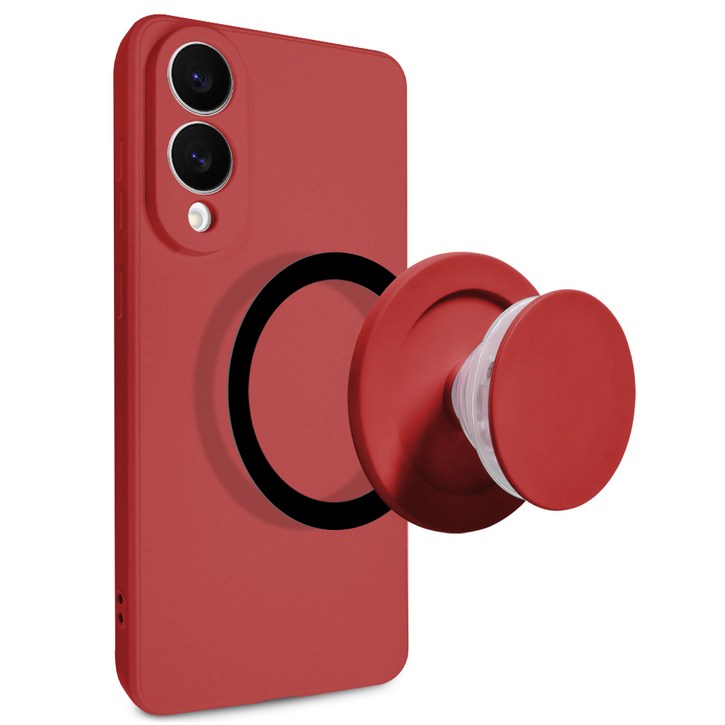 더조은셀러 커스텀 톡 콤비 그립 스마트톡 메탈링 실리콘 케이스 맥세이프 호환