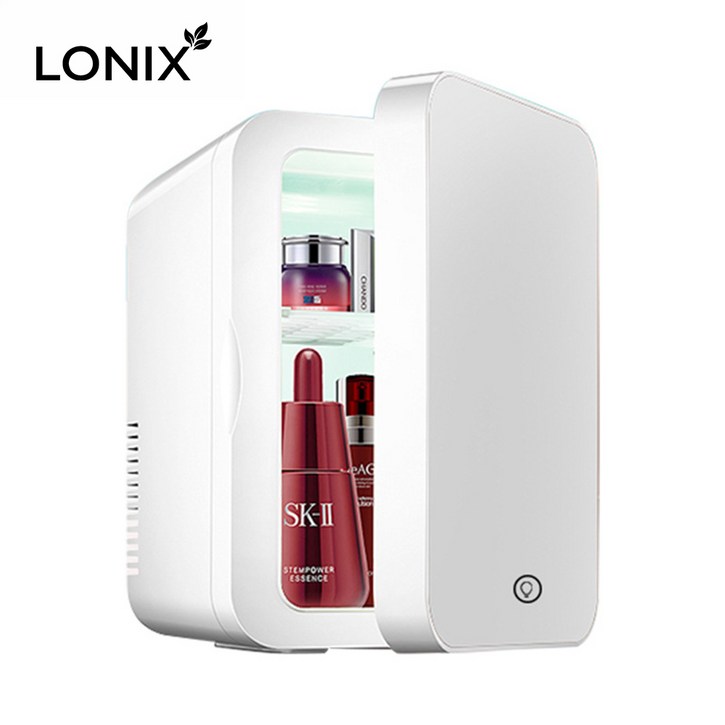 Lonix 화장품냉장고 미니화장품냉장고 레트로미니냉장고 무소음냉장고 무소음화장품냉장고, LCM-4세대, 로닉스 미러