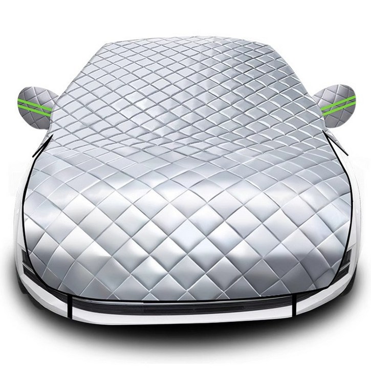 BLACK K7 차량용 앞유리 성에방지커버 자동차 하프 덮개 햇빛가리개 모든 차종에 호환 가능