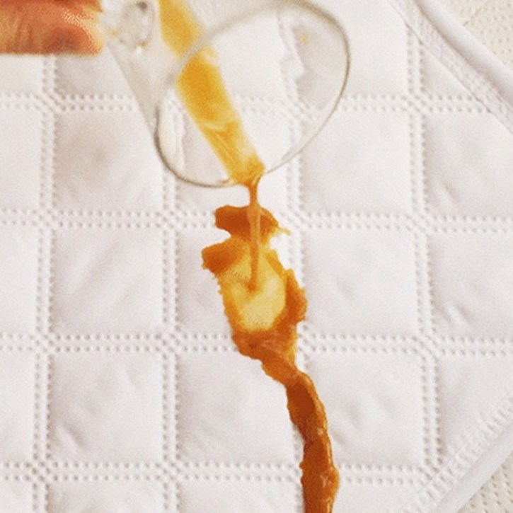 모찌나라 3단 TPU 진드기방지 아기 유아 성인 침대 방수패드 방수요 생리패드 방수매트, 아이보리