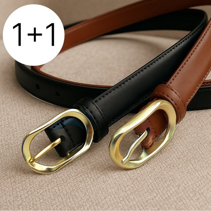 베네피센트 여자 가죽 벨트 1+1