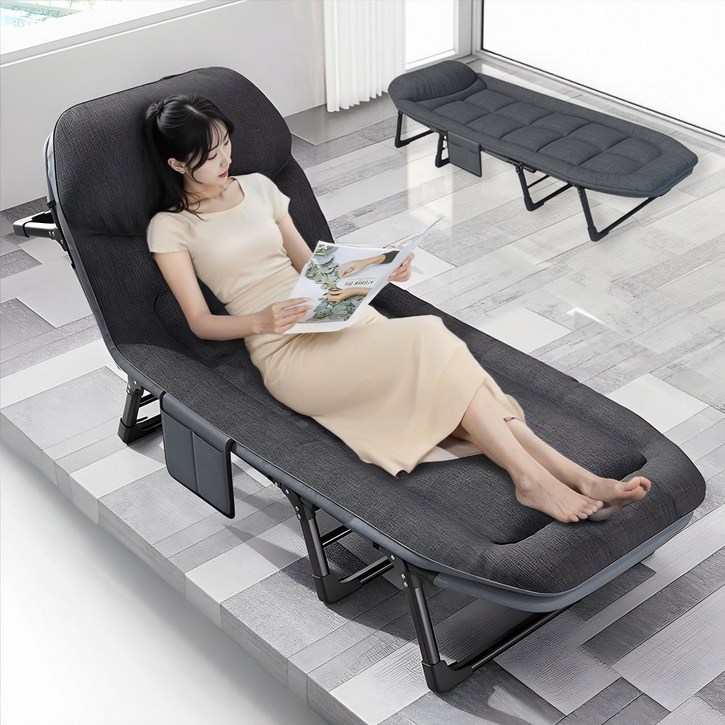 마치 접이식 간이침대 소파베드 캠핑 무중력 의자