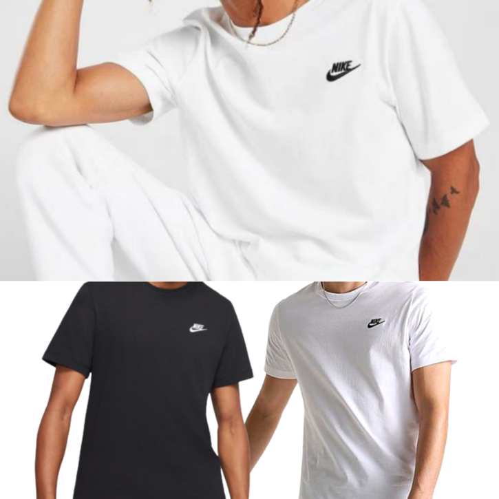 [당일발송] 나이키 NIKE 남성 여성 NSW 클럽 반팔 티셔츠 남녀공용 커플 반팔티