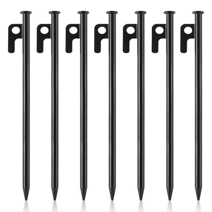 LINJIN 캠핑생활 고강도 캠핑 단조팩 텐트팩 캠핑용 7pcs, 1세트