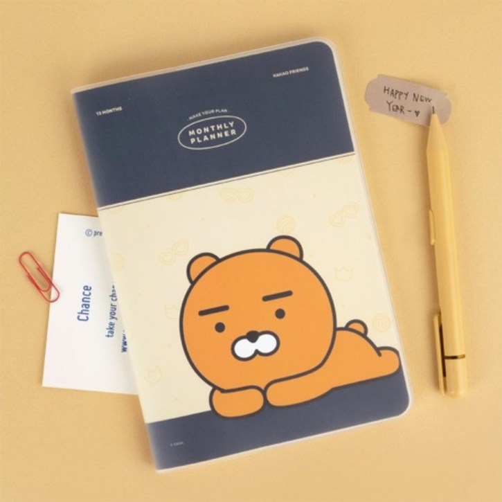 디머스 카카오프렌즈 먼슬리 만년형 13개월 플래너