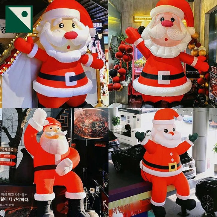 벽타는 대형 산타풍선 풍선 산타